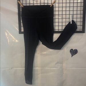 Nike Black Ankle Leggings with mesh sides